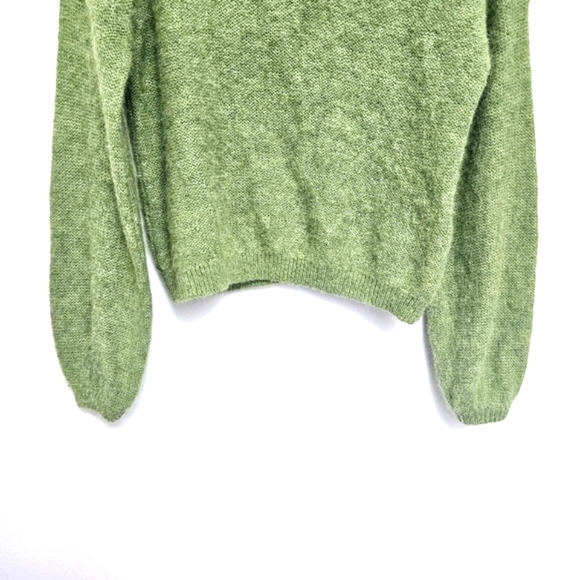 Banana Republic Laine& Alpaca Blend Pistachio Green Small Pullover Sweater. - Picture 10 of 12